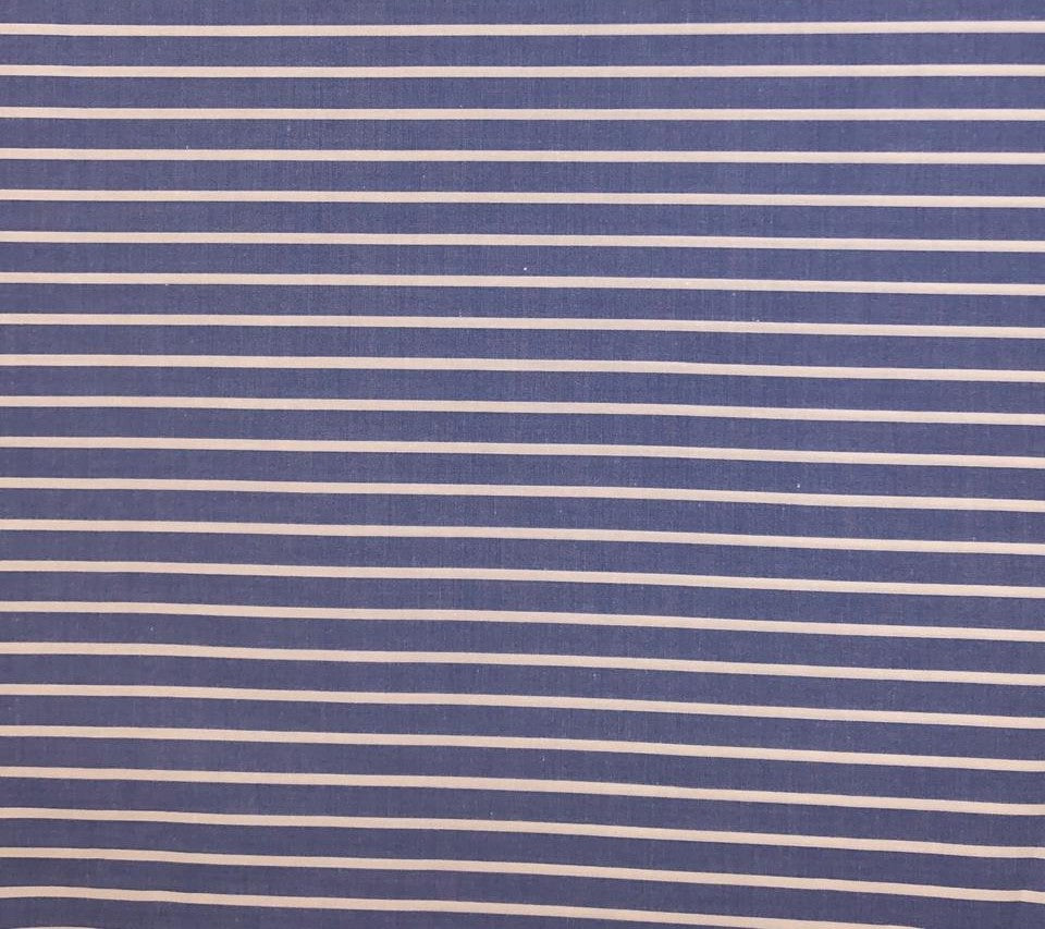 100% Cotton  Blue and white 58" wide available in medium blue and powder blue [18563/64]