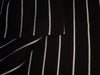 Bamboo lycra pique knit fabric 75" available in matching stripe and solid colors brown/blue and black