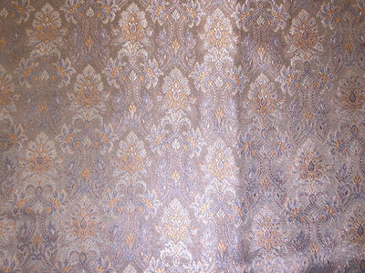 Silk Brocade fabric dusty lilac intricate floral  BRO1083[3]