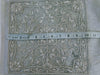 ZARDOSI EMBROIDERED SILVER MOTIF 10" X `10" available in 5 designs