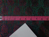 Silk Brocade fabric ,Green with pink jacquard Color 44" wide BRO224[4]