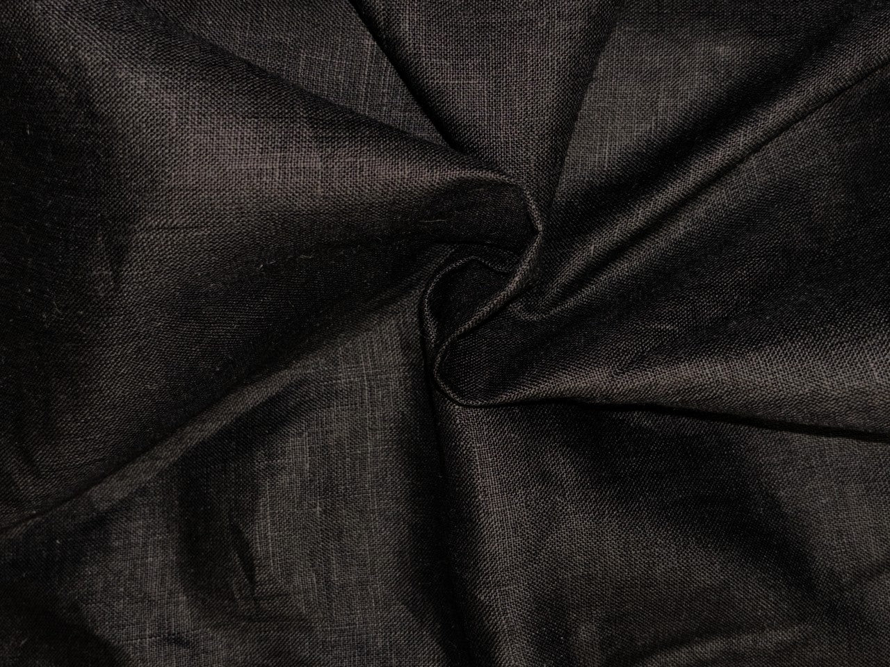 100% Linen premium heavy 44lea  suiting fabric 58" wide available in 2 colors black and butter cream [18501/02]