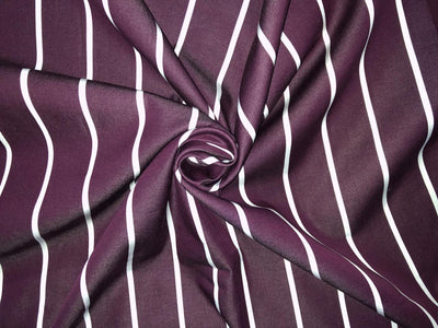 100% Cotton Poplin 58" wide  stripes available in 2 colors beige and chocolate brown[17811/812]