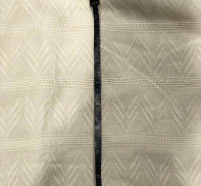 100% Cotton dobby and jacquard dark ivory [17723]