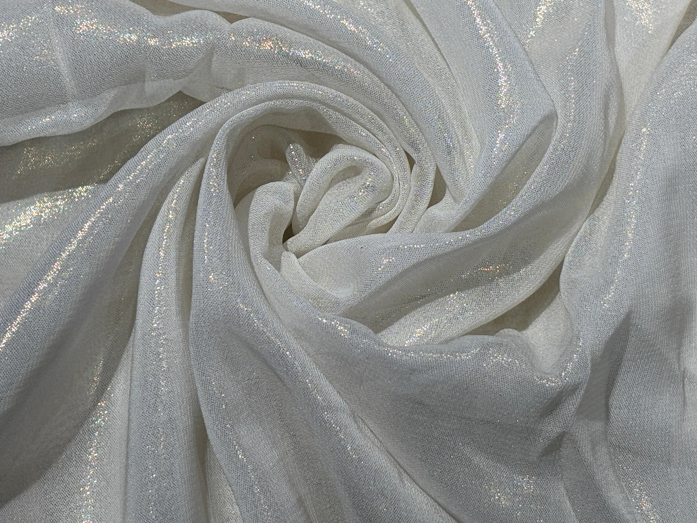 Georgette fabric lurex jacquard  44" width available in 2 colors gold and silver [18813/14]