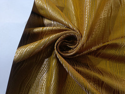 Brocade fabric metallic gold abstract lines 44" wide BRO893[4/5]available in 2 colors navy and mustard gold