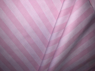 100% Cotton Poplin 58" wide pink stripes available in 2 shades light and bright [17809/810]