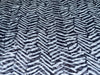Silk chiffon printed  fabric BLACK AND WHITE abstract  44" wide [15453]