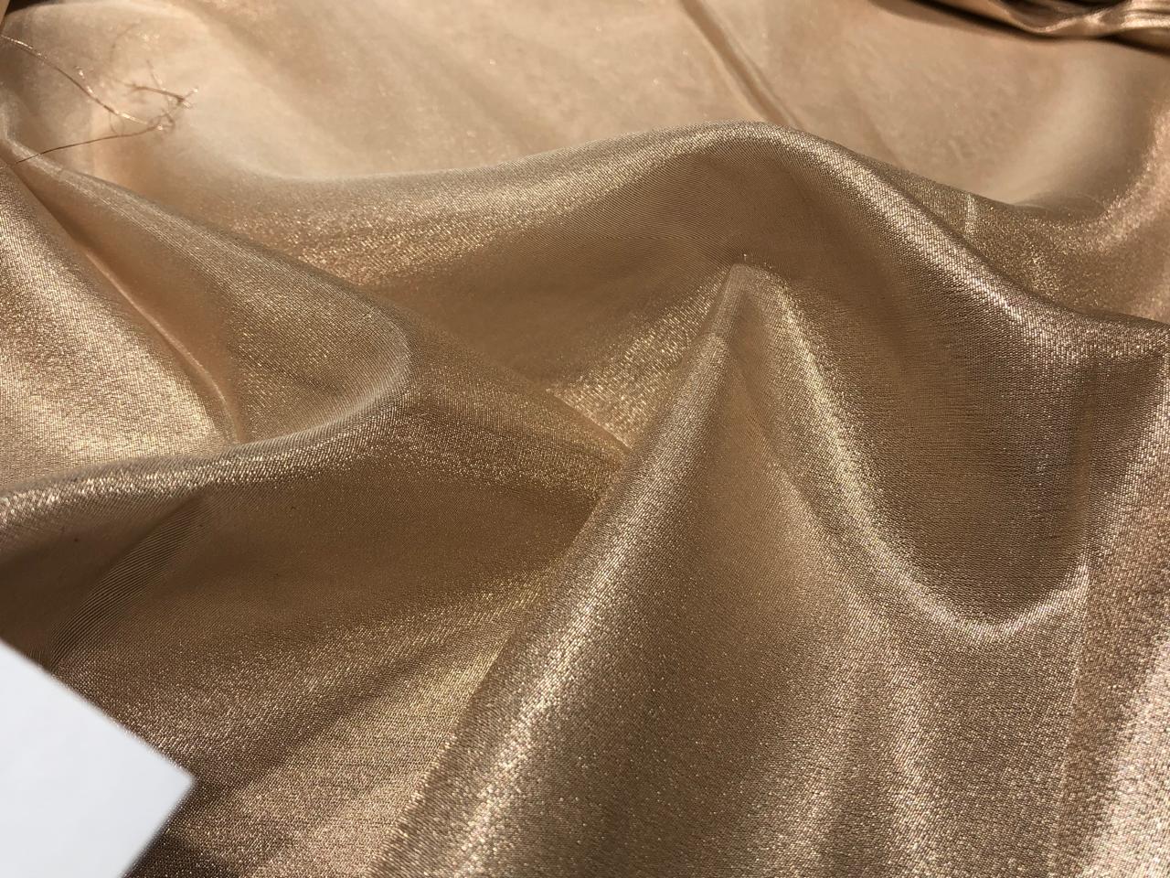 Tissue fabric  gold color 44" wide [16974]