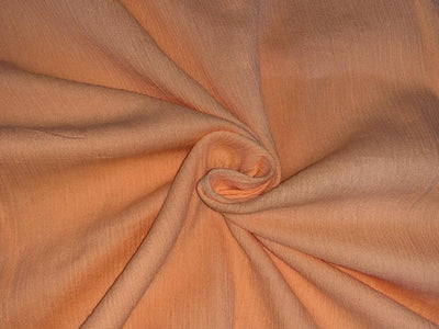 Cotton crush crepe  fabric 58" wide available in 11 colors deep orange /blush/royal blue/lemon/black/white/scarlet red/amethyst/pink/peach and  candy red
