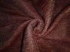 Silk Metallic tissue organza Crinkled [crushed] fabric 32" wide available in three colors [dark brown rust x copper salmon]