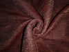 Metallic tissue organza Crinkled [crushed] fabric 32" wide available in three colors [dark brown rust x copper salmon]
