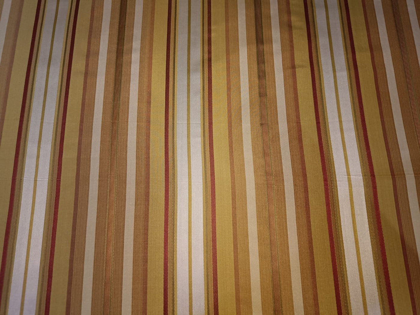 Multi colour stripes Silk Taffeta Fabric~ TAFS60 54&quot; wide
