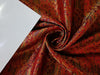 Brocade paisley jacquard fabric 44" wide BRO894 available in Three colors purple/red/sea green