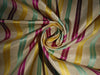 SILK TAFFETA FABRIC MULTI COLOUR 54&quot; WITH STRIPES-54&quot; wide TAF127[5]