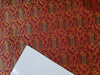 Brocade paisley jacquard fabric 44" wide BRO894 available in Three colors purple/red/sea green