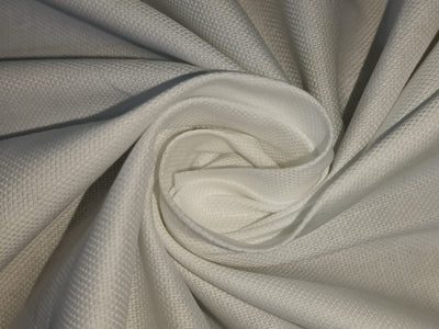 100% COTTON WHITE  DOBBY [ PARIS ] FABRIC-58" wide [15323]
