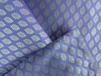 Silk Brocade fabric LAVENDER BLUE 58" wide BRO904A[3]
