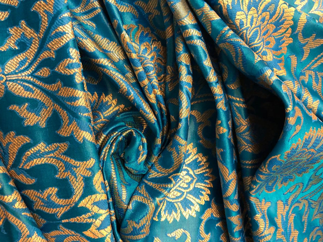 Silk Brocade fabric king khab 44