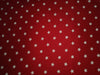 100% Cotton  Twill fabric red with ivory star motif color 58" wide