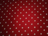100% Cotton  Twill fabric red with ivory star motif color 58" wide