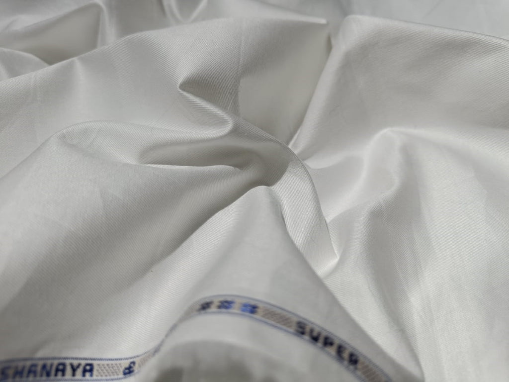 60's Organic cotton x bamboo fabric TWILL WEAVE 58" wide Dyeable