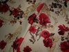 100% COTTON SATIN floral print 58&quot;  wide available in two colors red and blue