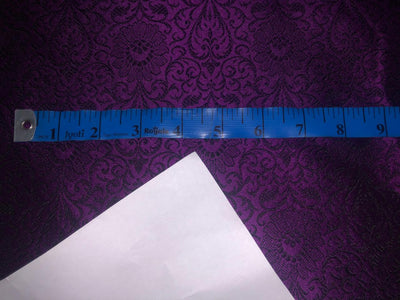 BROCADE MAROON X BLACK COLOUR 44" wide available in 4 colors red,purple,green and blue BRO327[1/2/3/4]