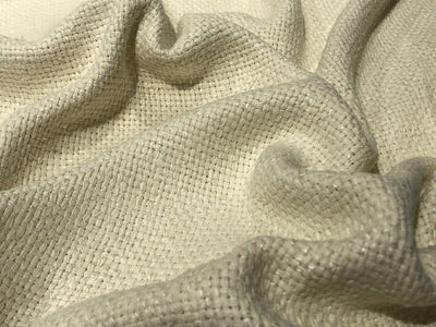 HEAVY MATKA SILK FABRIC Cream/off white 44" wide awesome for jackets [16971]