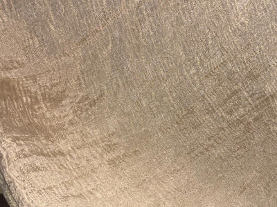 100% silk crepe rich ivory CRUSH jacquard with subtle white gold jacquard  44" wide [18401]