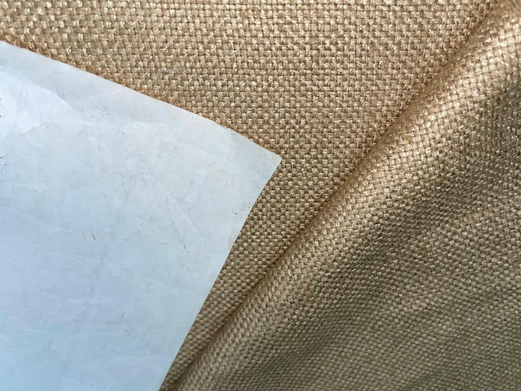 HEAVY MATKA SILK available in 2 colors BEIGE and DARK BEIGE  COLOUR FABRIC 44" wide HANDLOOM WOVEN,4 PLY MATKA