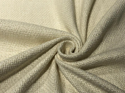 HEAVY MATKA SILK FABRIC Cream/off white 44" wide awesome for jackets [16971]