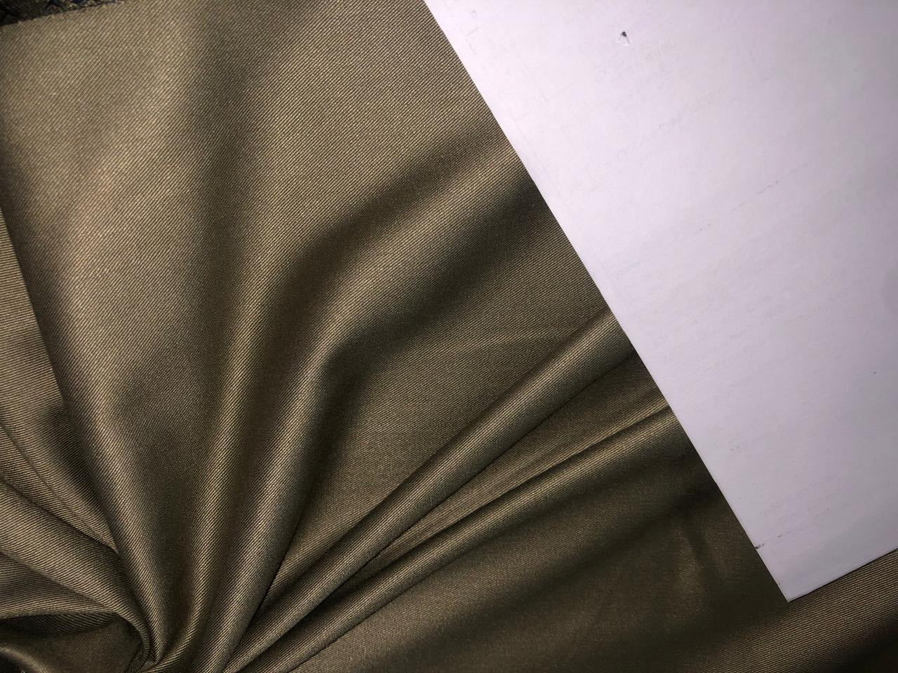 Polyester Twill  fashion wear fabric 58" wide available in 2 colors steel grey and khaki [17765/66]