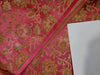 Silk Brocade fabric 44" wide available in 4 colors coral, burgundy ,green and nude BRO897