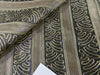 SILK ORGANZA FABRIC stripes with embroidery available in 2 colors [gold and slate blue 3200/3201]