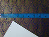 Brocade paisley jacquard fabric 44" wide BRO894 available in Three colors purple/red/sea green