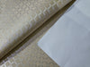 Spun Brocade fabric Ivory & Metallic Gold Color 54" wide BRO226[4]