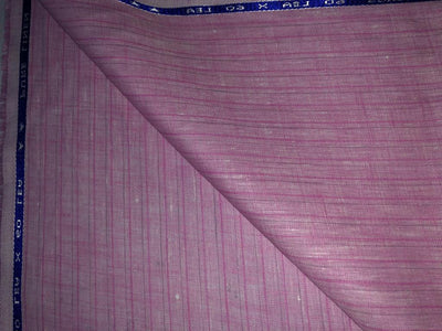 100% Linen stripe 60's Lea Fabric 58" wide pink stripes in 2 styles [15719/20]