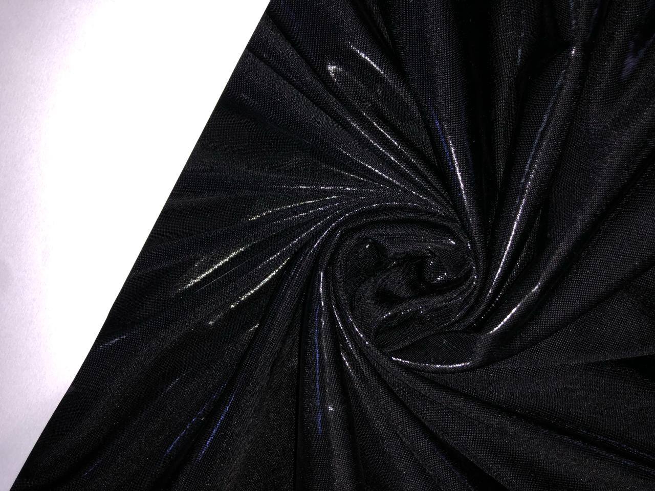 Foil knit shimmer jersey lycra available in 5 colors black ,red wine, silver black, gold and rose gold
