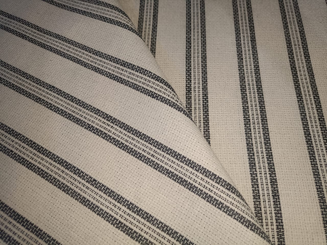 Recycled fabric - Cotton STRIPE 58" wide [15417]