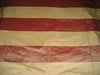 Silk Taffeta Fabric Light Gold &amp; Cherry Red Stripes 54&quot; wide  TAF S#37[1]