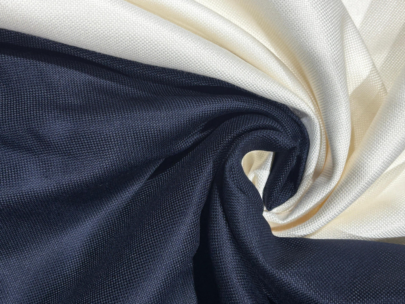 Huddersfield Bamboo suiting fabric made from 100% bamboo fiber 60" wide available in 3 colors white ivory ,dark navy  and  black [17710/11/17728]