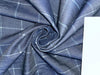 100% Cotton Denim Plaids Fabric 58" wide available in  [ NAVY PLAIDS / /CREAM PLAIDS/] [15067/69/15348/49]