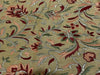 Brocade fabric EMBROIDERED multi floral color 44" wide BRO764[4]