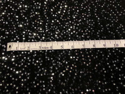 NET fabric with silver sequins 44" wide [18388]