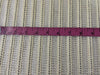Silk organza fancy rope stripes fabric IVORY 44" wide [11983]