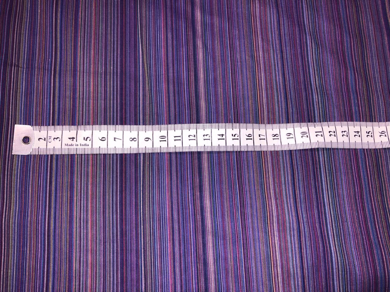 100% cotton poplin multicolor stripe 56" wide [18386]