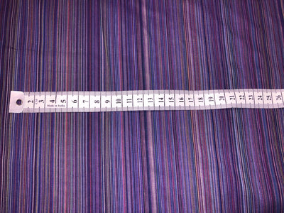 100% cotton poplin multicolor stripe 56" wide [18386]