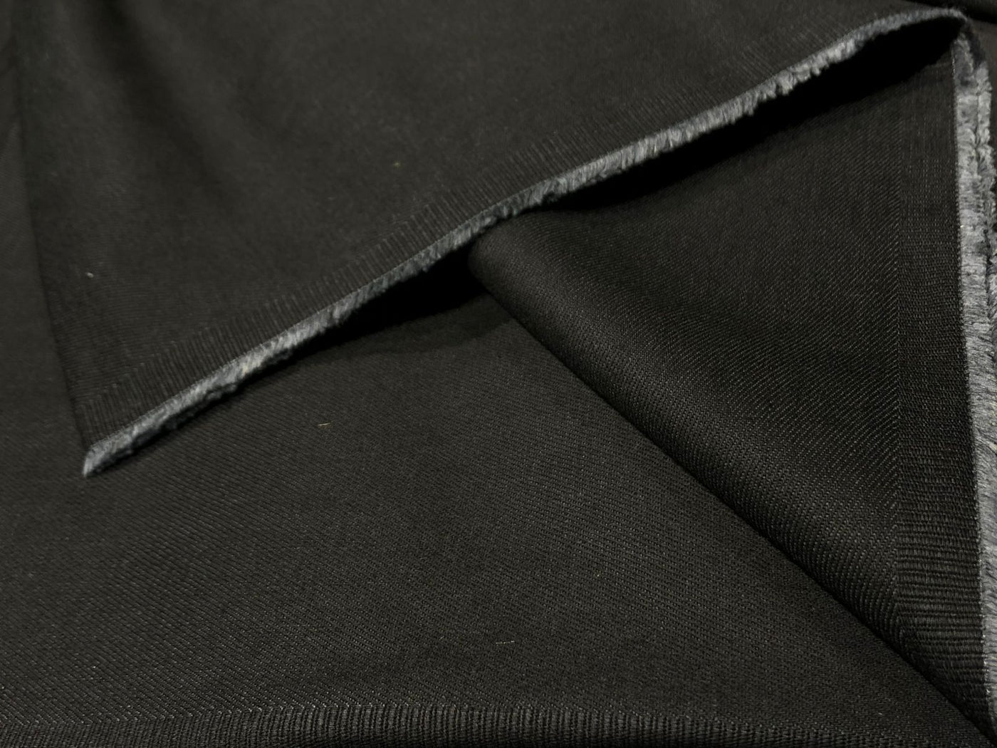 Denim Spandex Cotton with strecth Fabric 54" wide Black [18230]