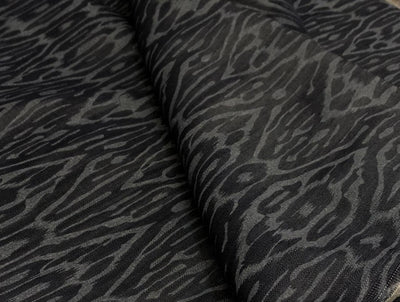 Denim 100% Cotton 58" wide animal print in 2 shades denim blue / teal and denim blue/blue [18613/14]